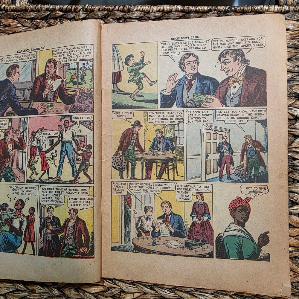 Classics Illustrated Comic Lot 6 Books 1940s-50s Vintage Fair Condition - Picture 11 of 11